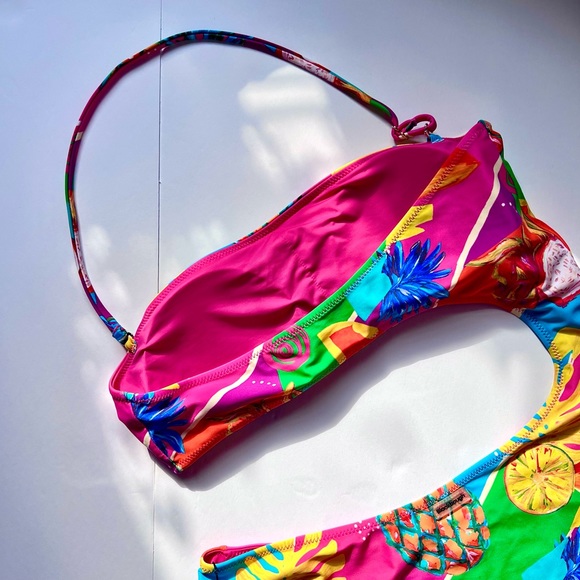 NWT Blackbough Poppy Cut One Piece in Tropical Island Tiki Print Cheeky Fit 🌸 - Picture 14 of 16